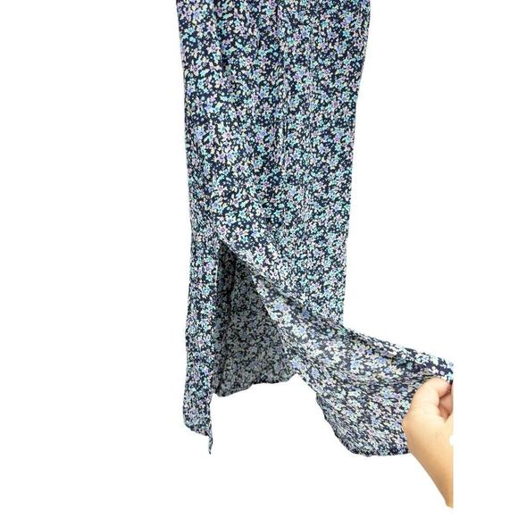 Vintage Kathie Lee 90’s Dark Floral Midi Skirt Y2K Cottage Core Womens 6 - Picture 3 of 8